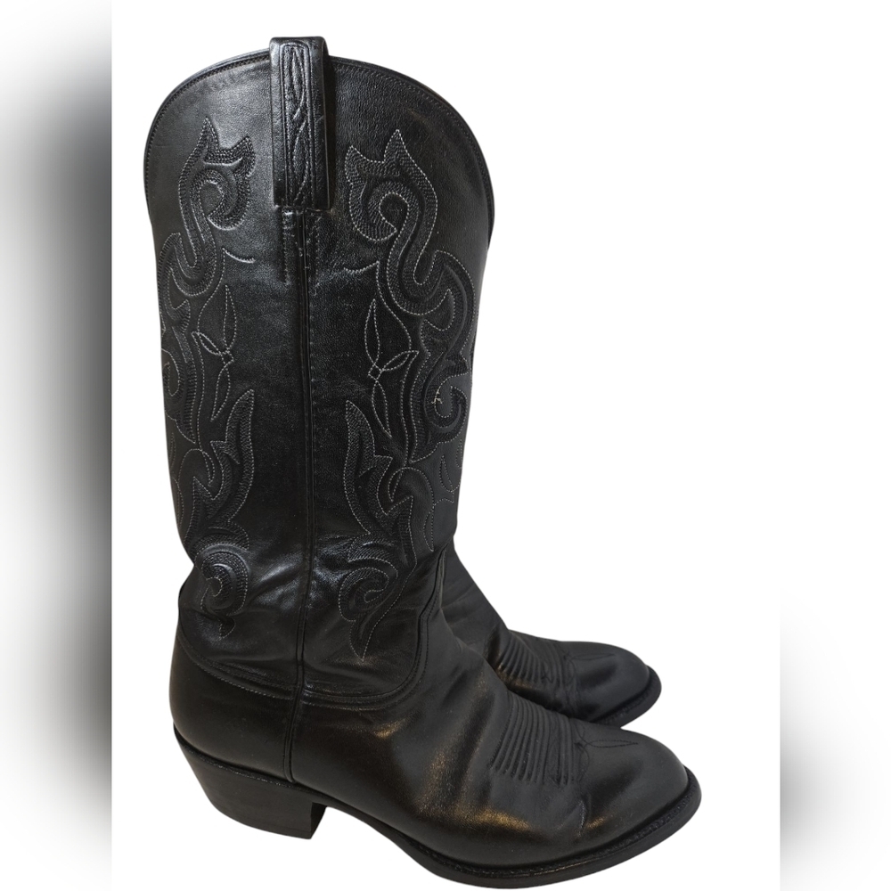 Lucchese Men's Cowhide Western Boots - Round Toe Size 8 - Picture 3 of 8